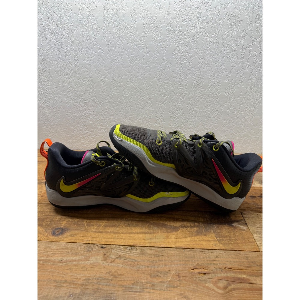 Nike Kevin Durant Basketball Shoes Dark Charcoal Neon Yellow Pink DC1975-001 - Picture 5 of 9